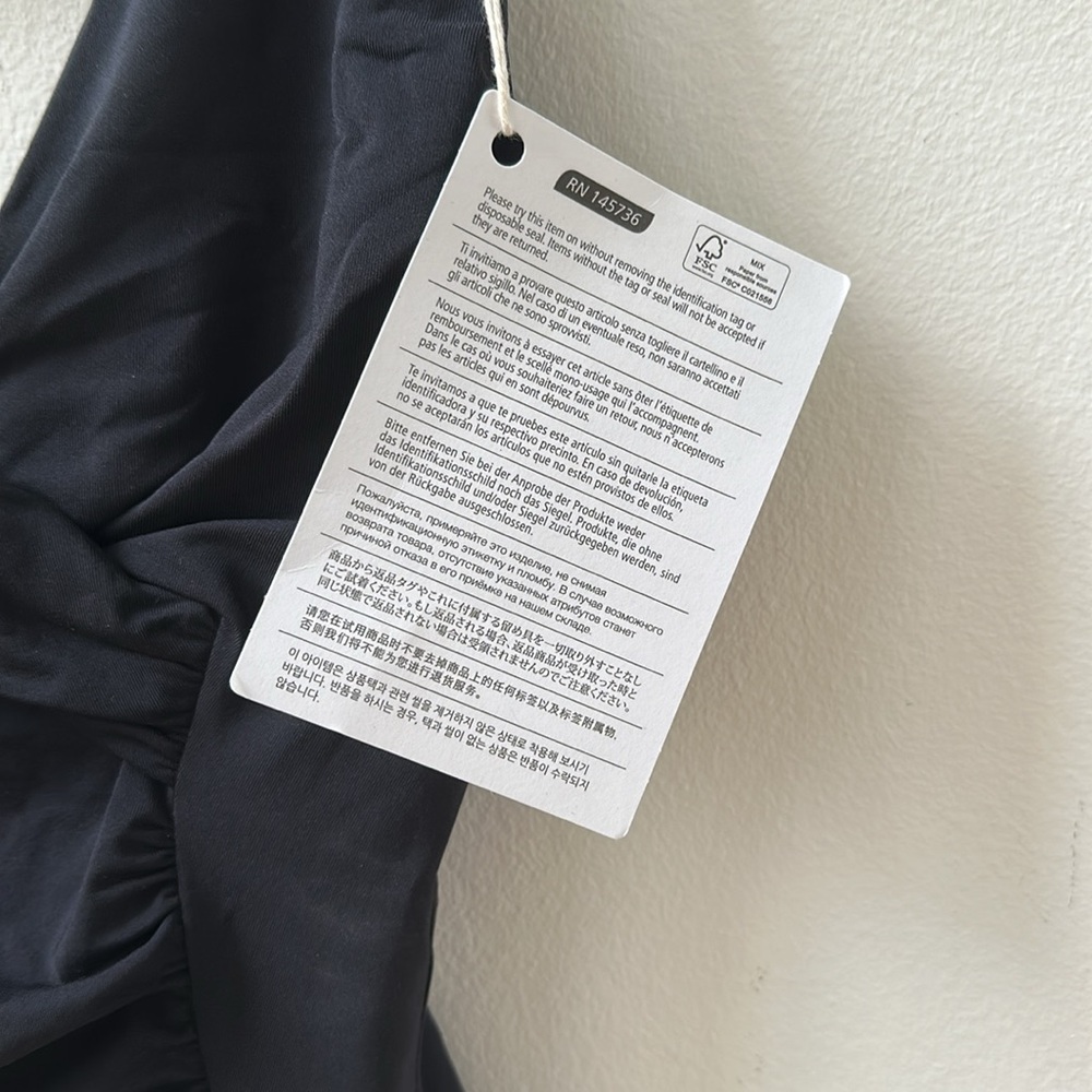 JETS Australian Elegant Black Swimsuit with Ruched Detail - Picture 3 of 8